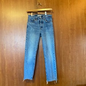 Cropped wedgie fit Levi’s jeans
